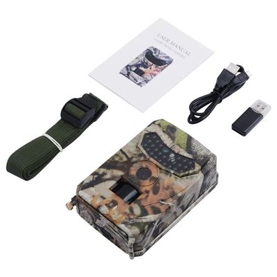 HD 12MP Outdoor Pr100 Hunting Trail Camera With Sd Card Night Vision