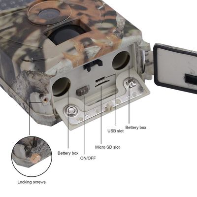 HD 12MP Outdoor Pr100 Hunting Trail Camera With Sd Card Night Vision