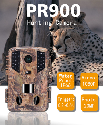 1080P IP66 Waterproof Hunting Camera PIR Night Vision High Difinition