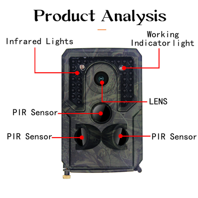 16MP 1080P Wildlife Digital Camera PR400 PRO IP54 Waterproof IR Light