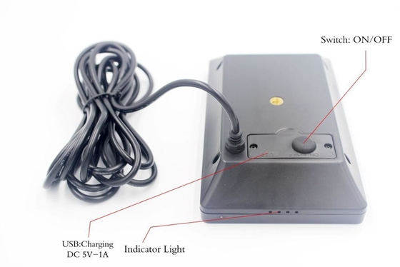 9V 1.6W Trail Camera Solar Panel Tripod Compass 2400mAh Battery Hunting